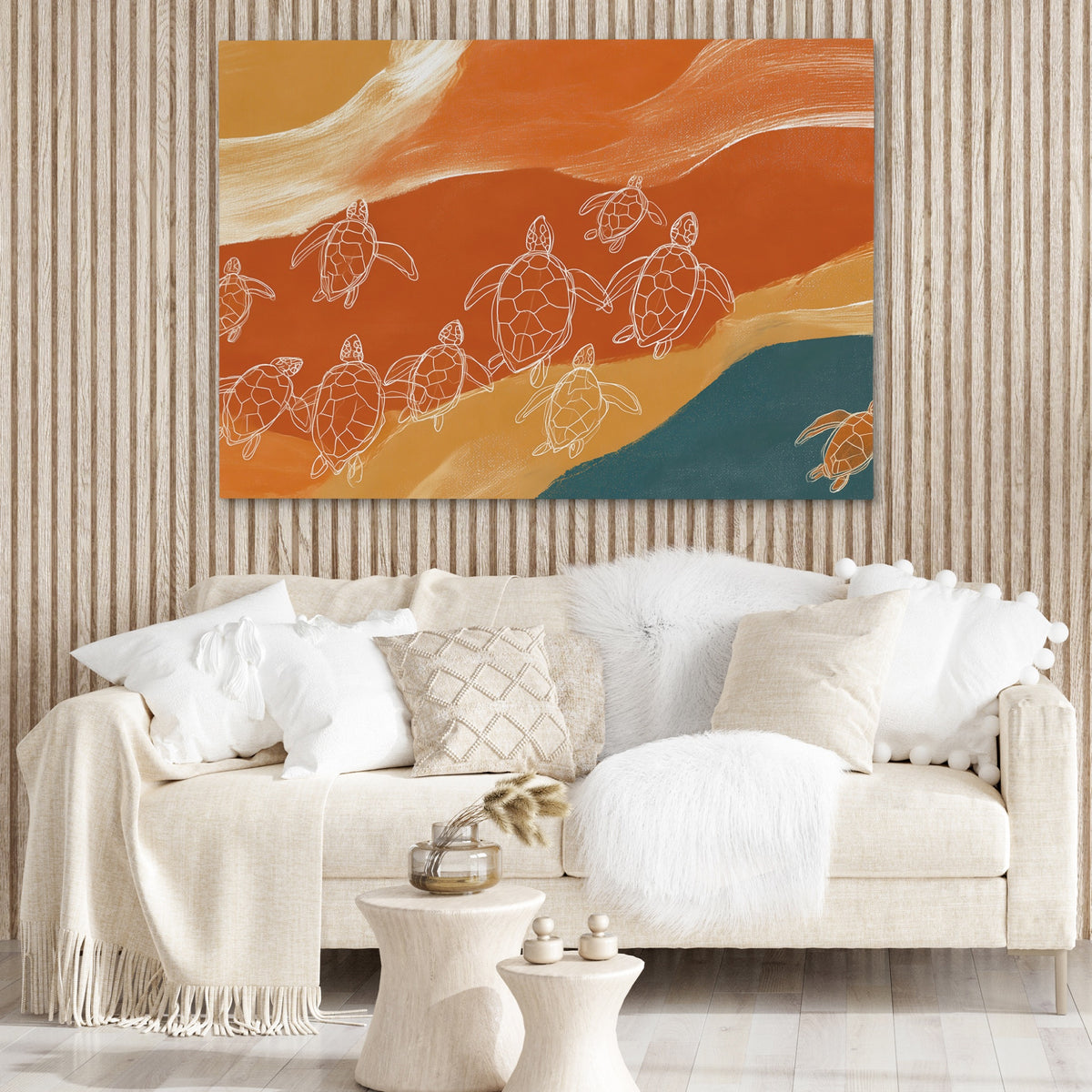 Sea Turtles Tide — Sea Turtles Tide Boujie Couch 37