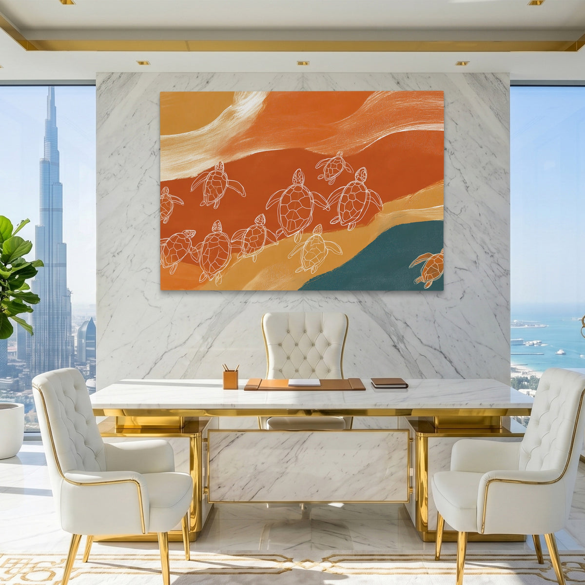 Sea Turtles Tide — Sea Turtles Tide King Lux Land 85