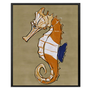 Seahorse Copper Dreams - Luxury Wall Art