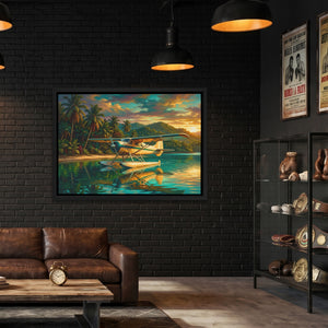 Seaplane Tropical Sunset — Seaplane Tropical Sunset Boxing Lab Land 54