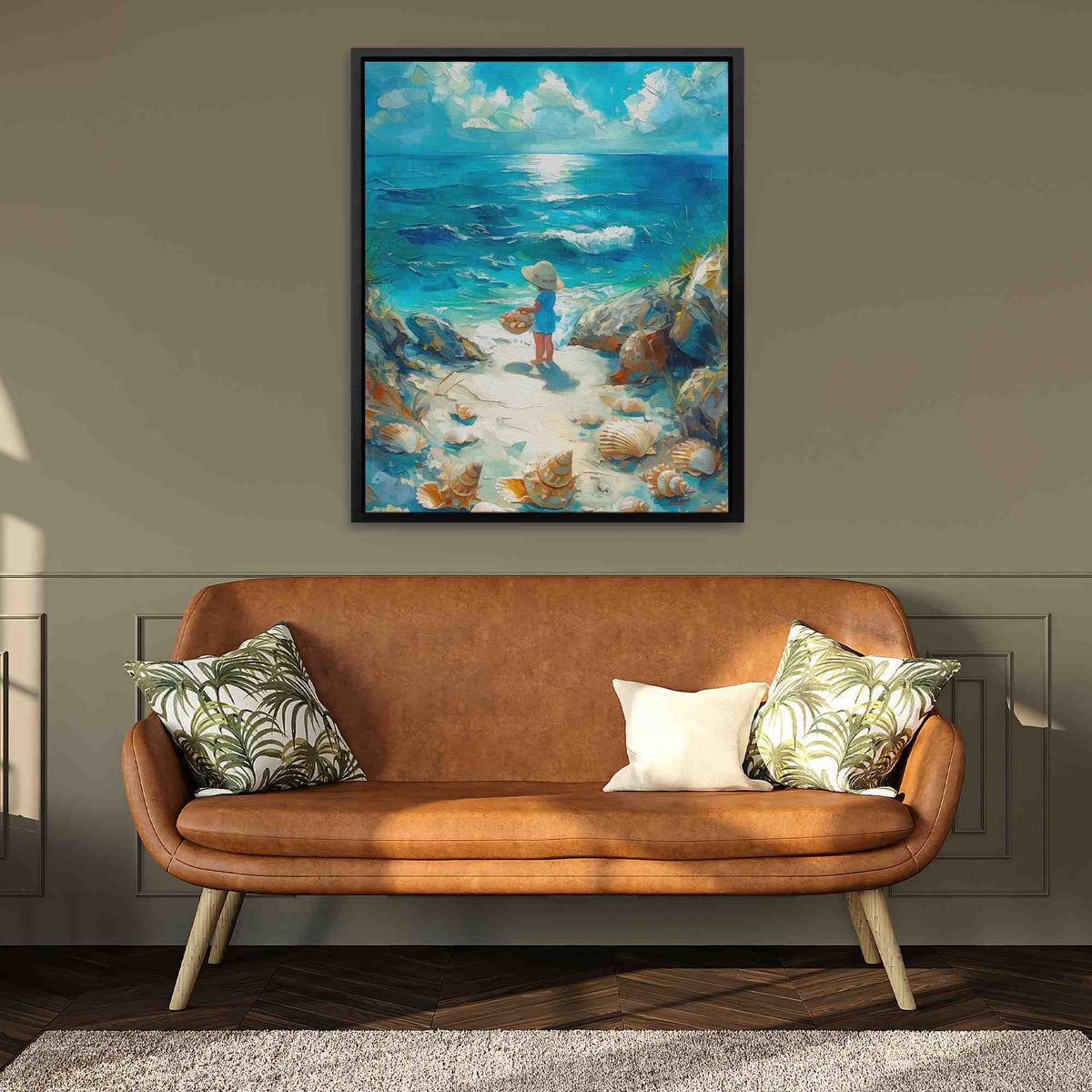 Seashell Hunting - Luxury Wall Art