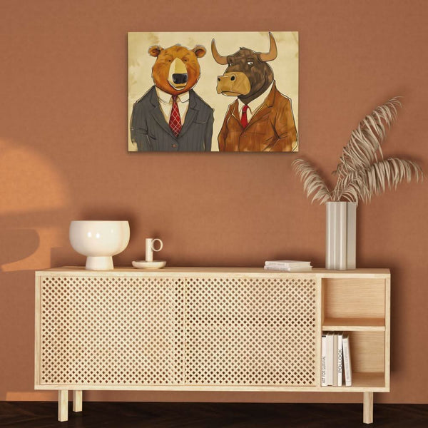 Seasoned Brokers in a room
