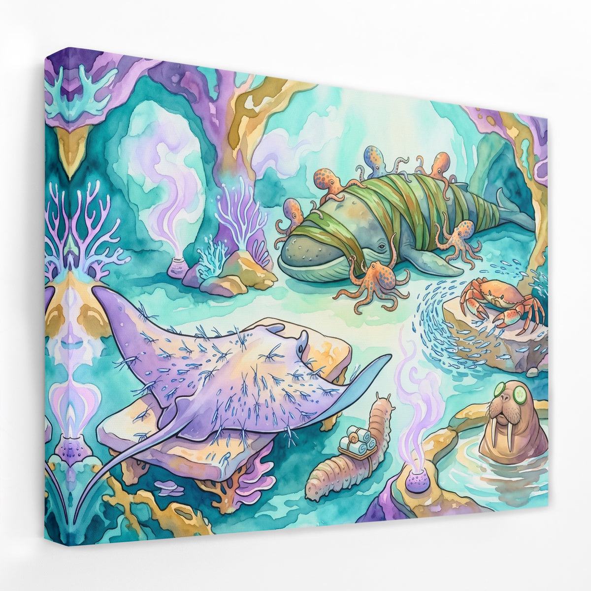 Seaworld Spa Retreat — Seaworld Spa Retreat Landscape   Side View   Mirror Wrap 89