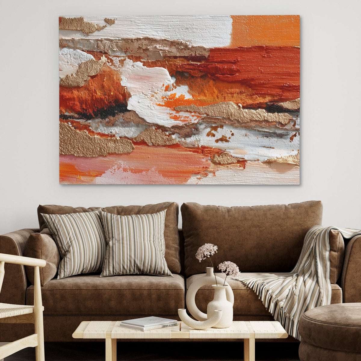 Sediments Fire - Luxury Wall Art