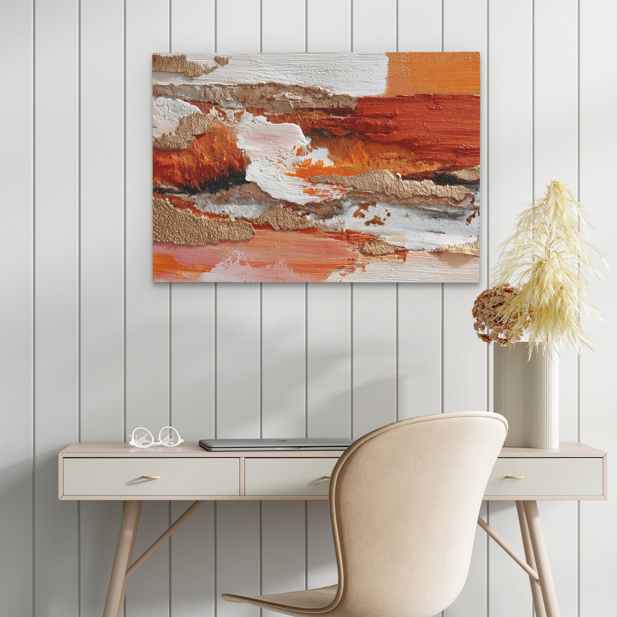 Sediments Fire - Luxury Wall Art
