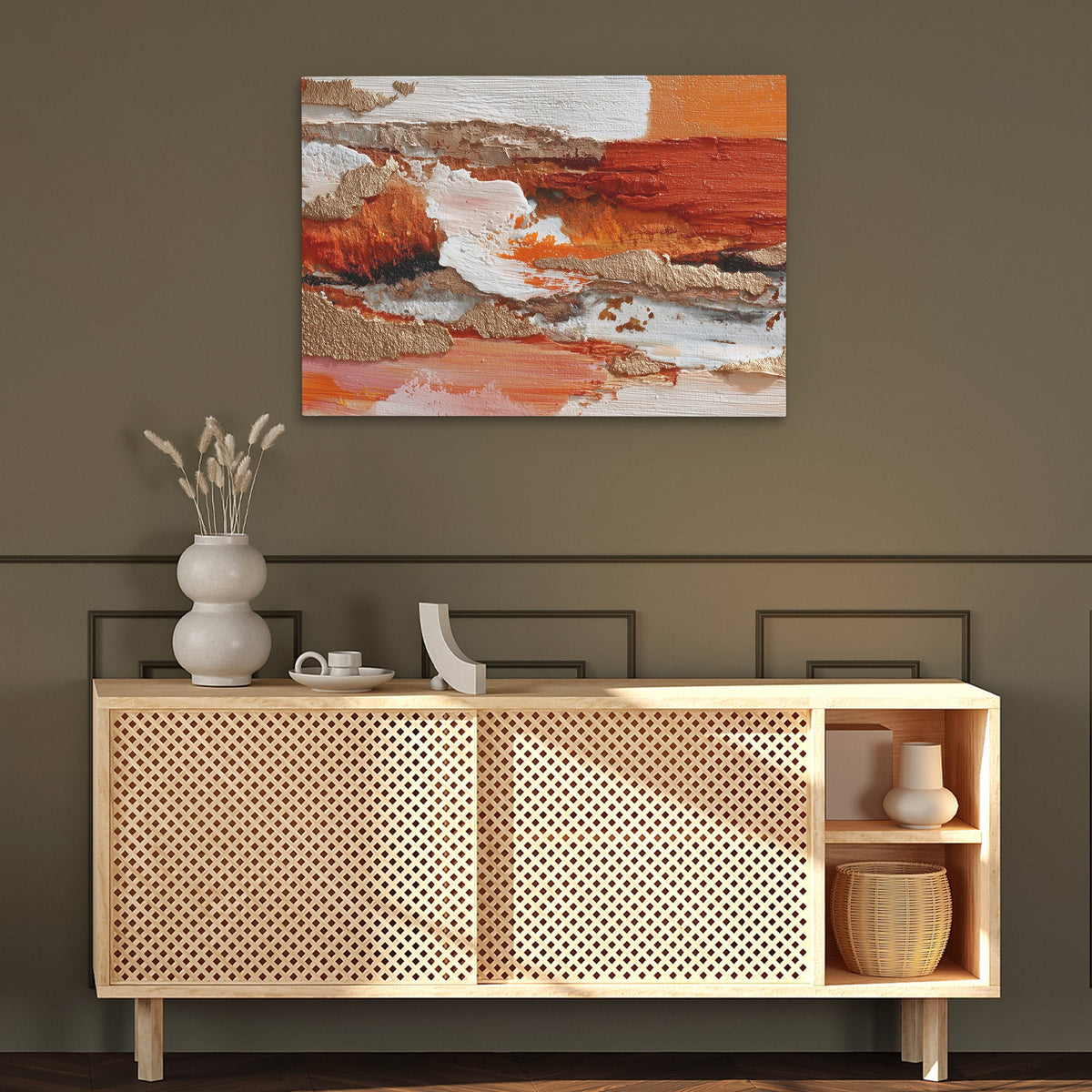 Sediments Fire - Luxury Wall Art