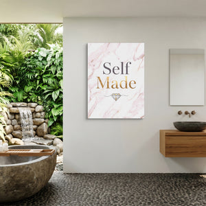 Self Made Golden Vision — self made golden vision sq outdoor bathroom 1port flush print