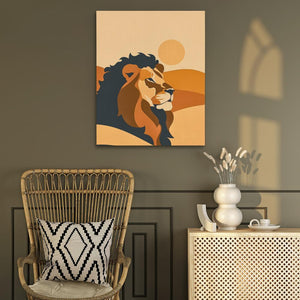 Serene Lion - Luxury Wall Art