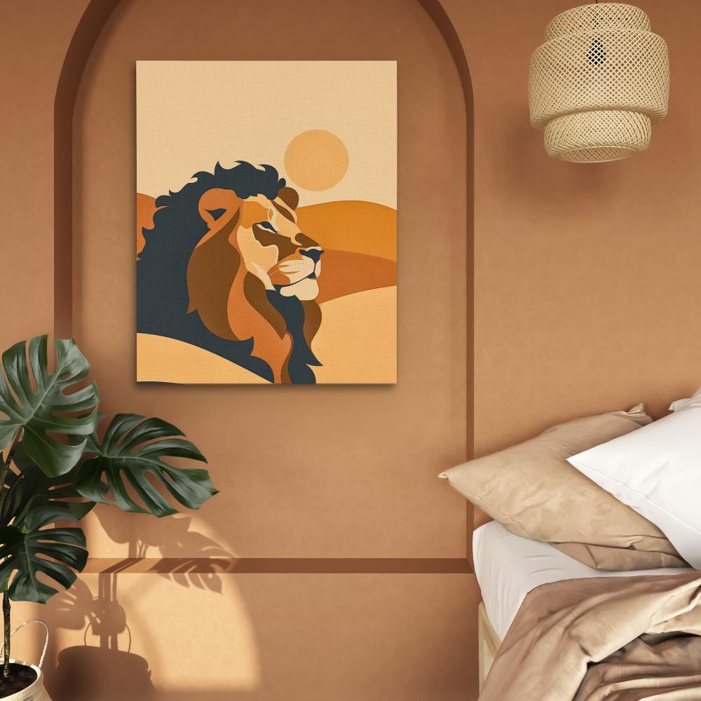 Serene Lion - Luxury Wall Art