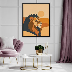 Serene Lion - Luxury Wall Art