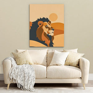 Serene Lion - Luxury Wall Art