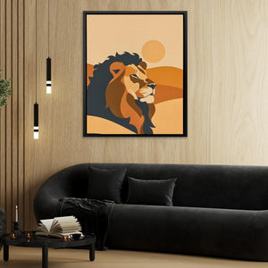 Serene Lion - Luxury Wall Art