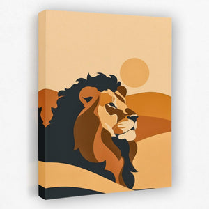 Serene Lion - Luxury Wall Art