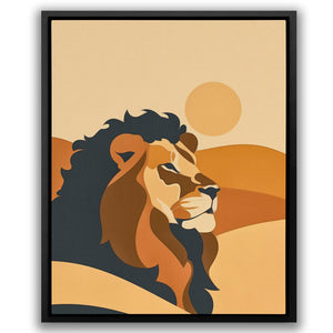 Serene Lion - Luxury Wall Art