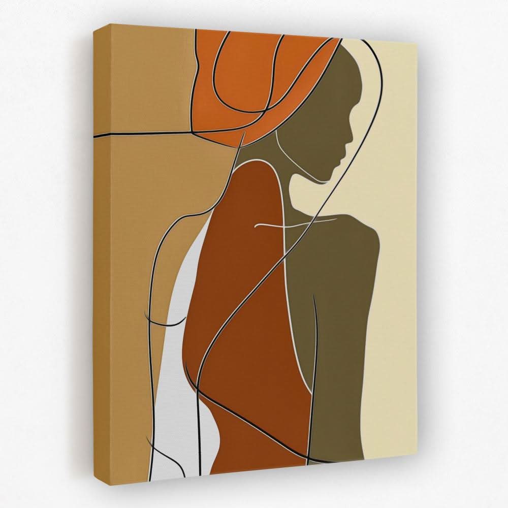 Serene Melody - Doodle Canvas Wall Art