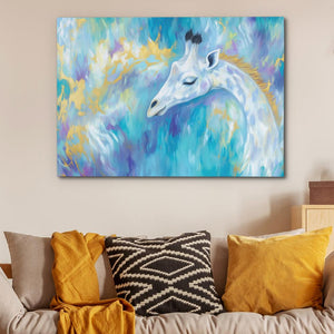 Serene Sky Giraffe - Luxury Wall Art