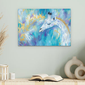 Serene Sky Giraffe - Luxury Wall Art