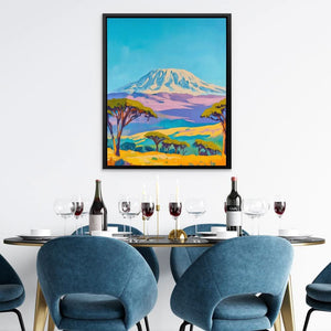 Serengeti and Kilimanjaro - Wall Art Print