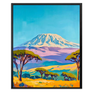 Serengeti and Kilimanjaro - Landscapes Art for Home Office