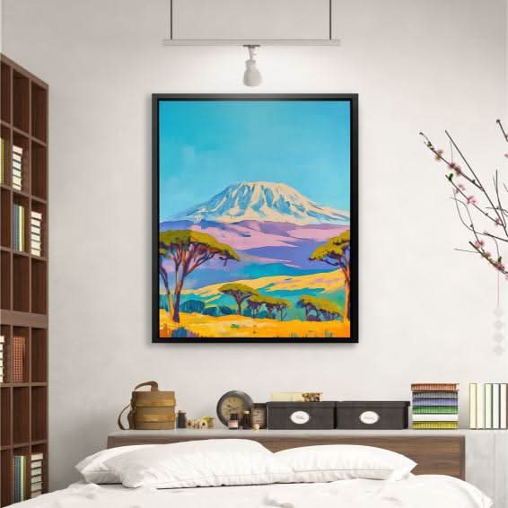 Serengeti and Kilimanjaro - Luxury Wall Art