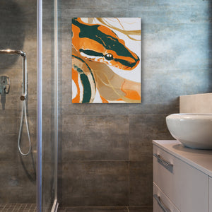 Serpent in Amber - Luxury Wall Art