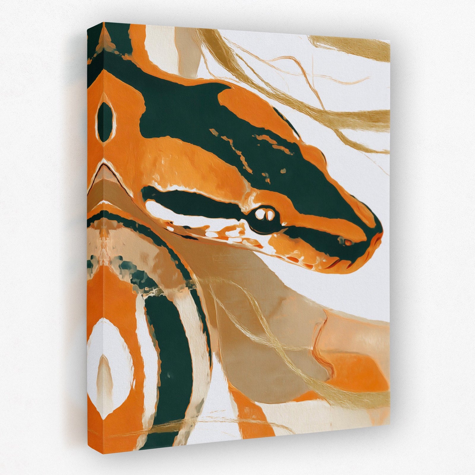 Serpent in Amber - Luxury Wall Art