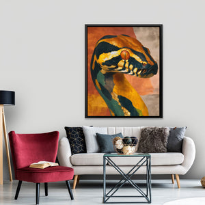 Serpent's Fire Rising - Luxury Wall Art
