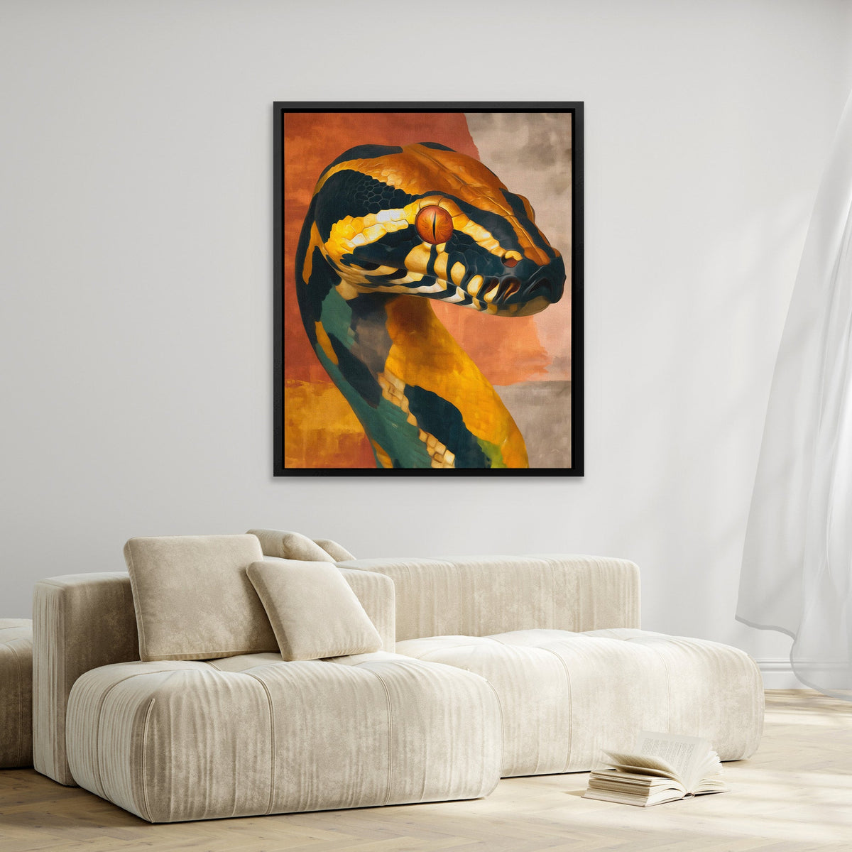 Serpent's Fire Rising - Luxury Wall Art