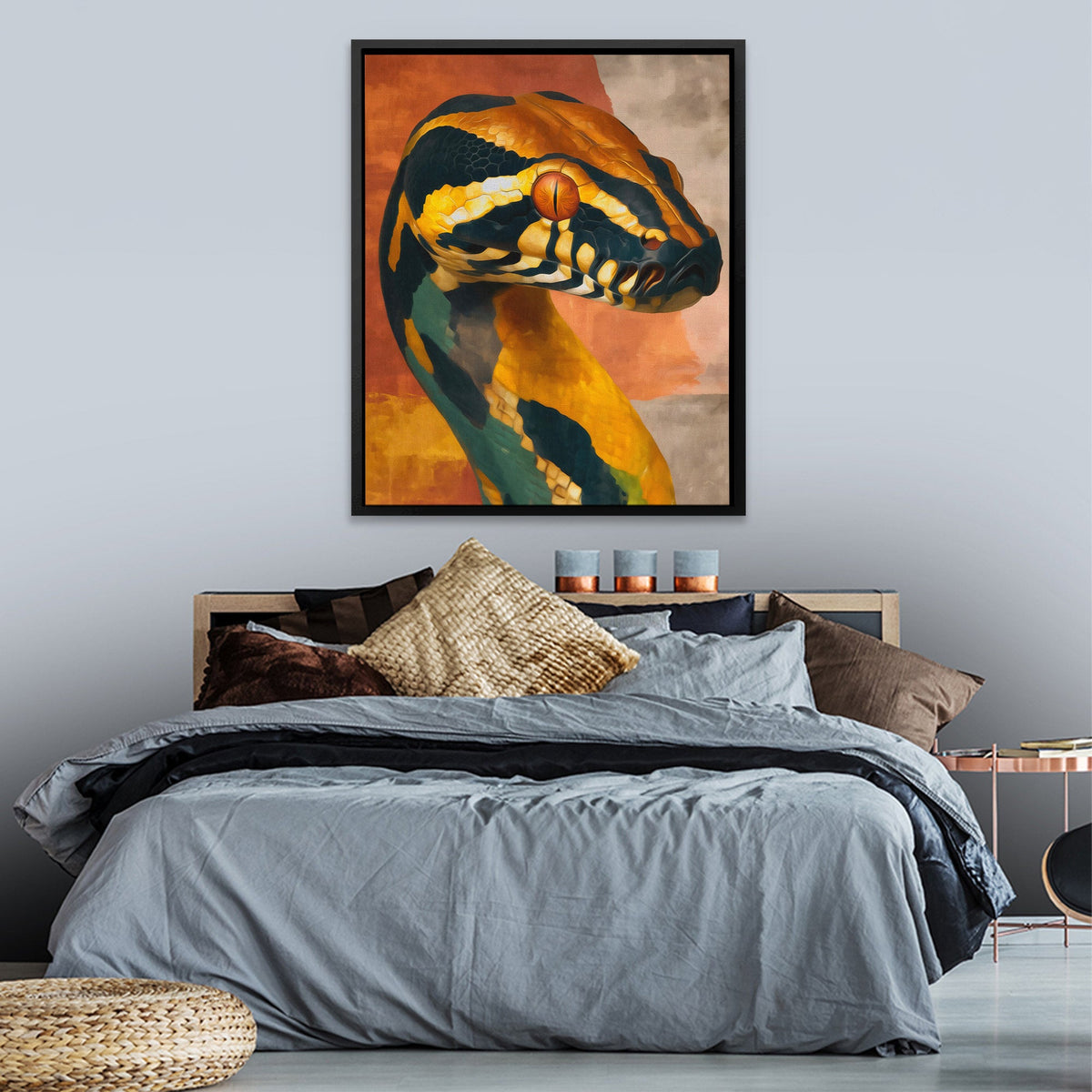 Serpent's Fire Rising - Luxury Wall Art