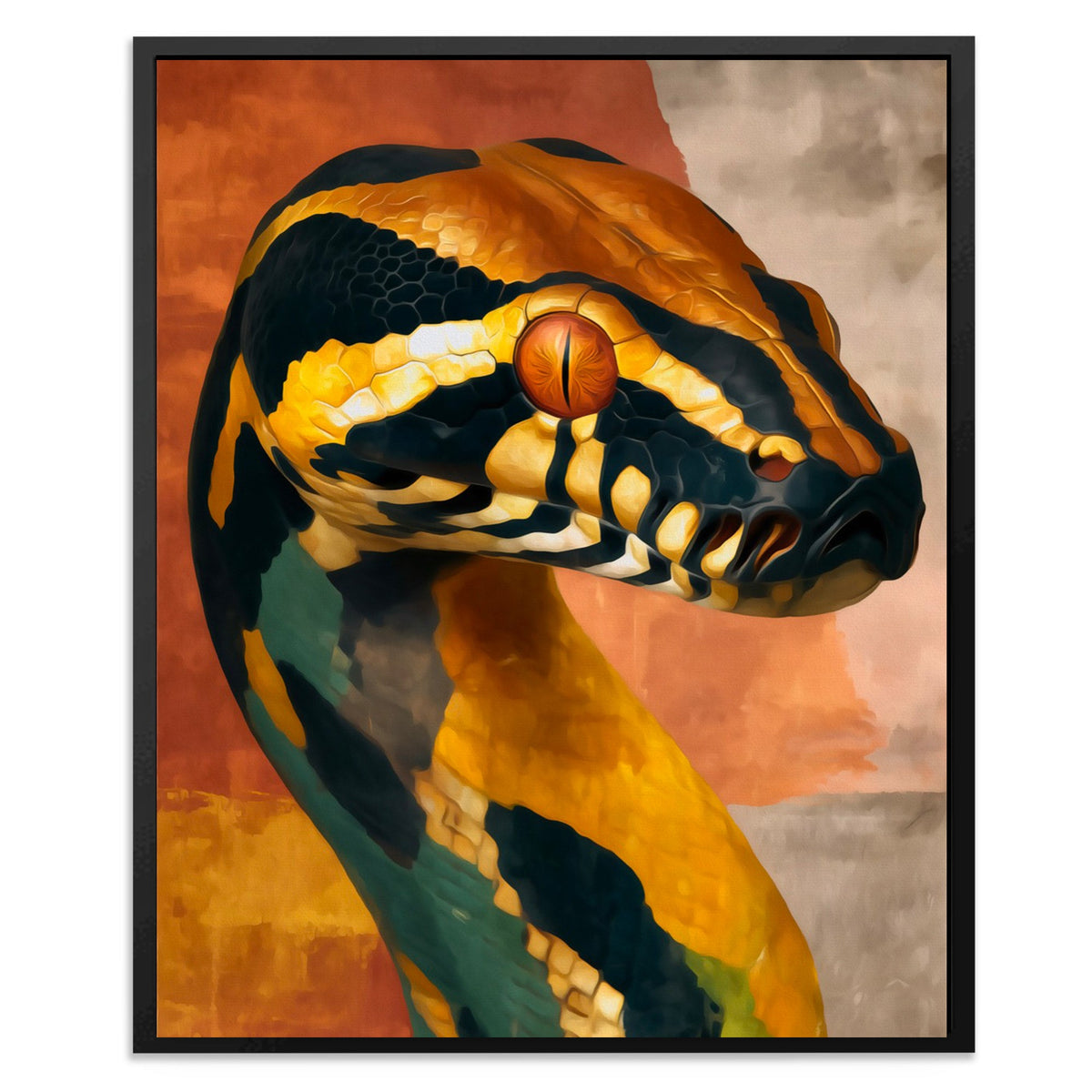 Serpent's Fire Rising - Luxury Wall Art