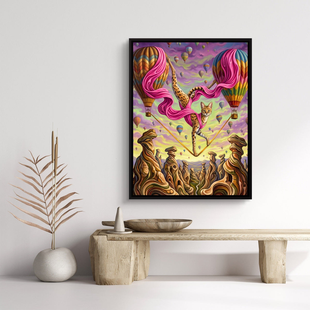 Serval Sky Walk - Luxury Wall Art