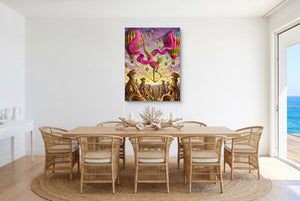 Serval Sky Walk - Luxury Wall Art