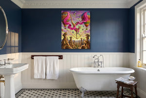 Serval Sky Walk - Luxury Wall Art