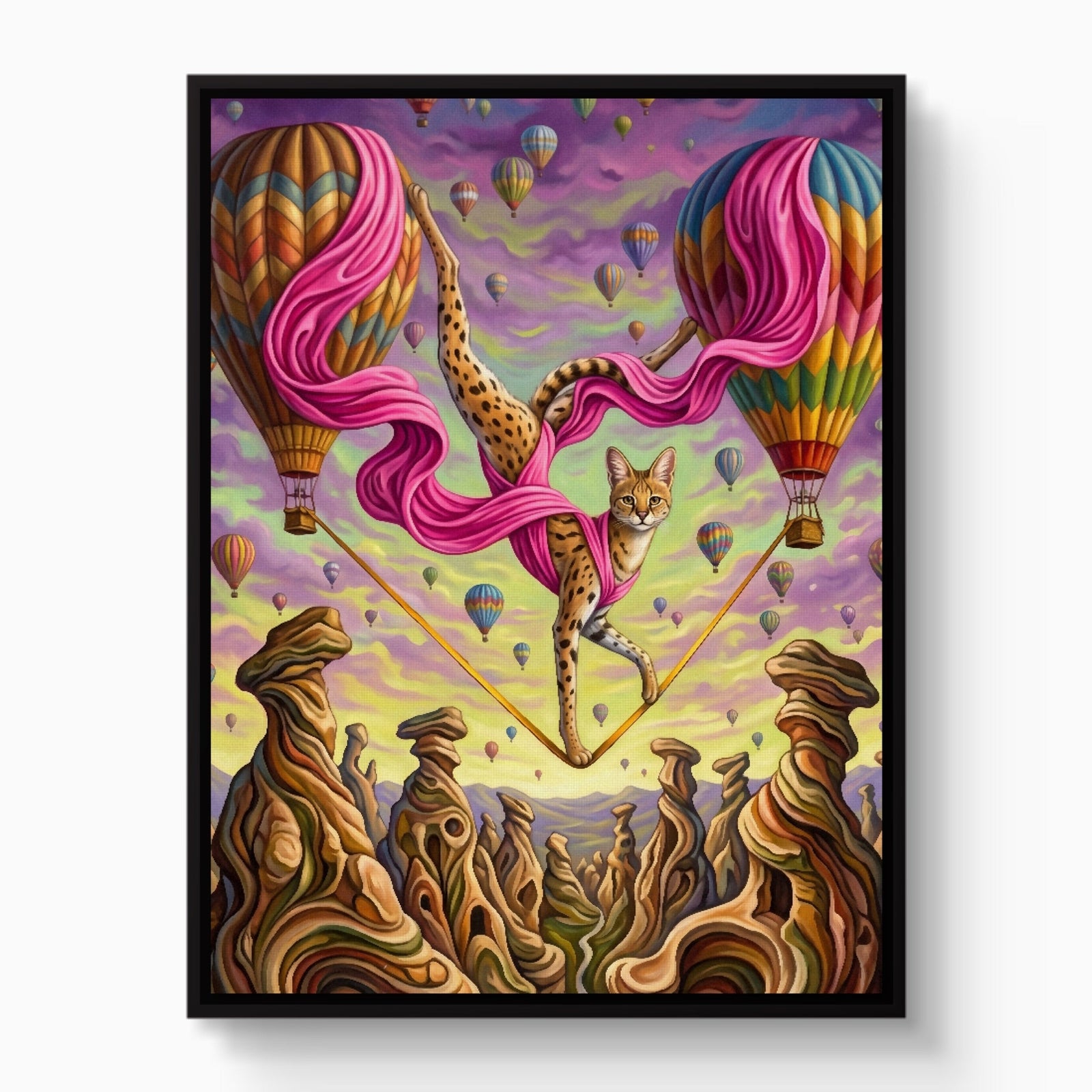 Serval Sky Walk - Luxury Wall Art
