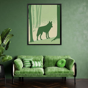 Shadow of a Wolf - Luxury Wall Art