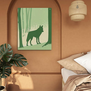 Shadow of a Wolf - Luxury Wall Art