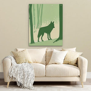 Shadow of a Wolf - Luxury Wall Art