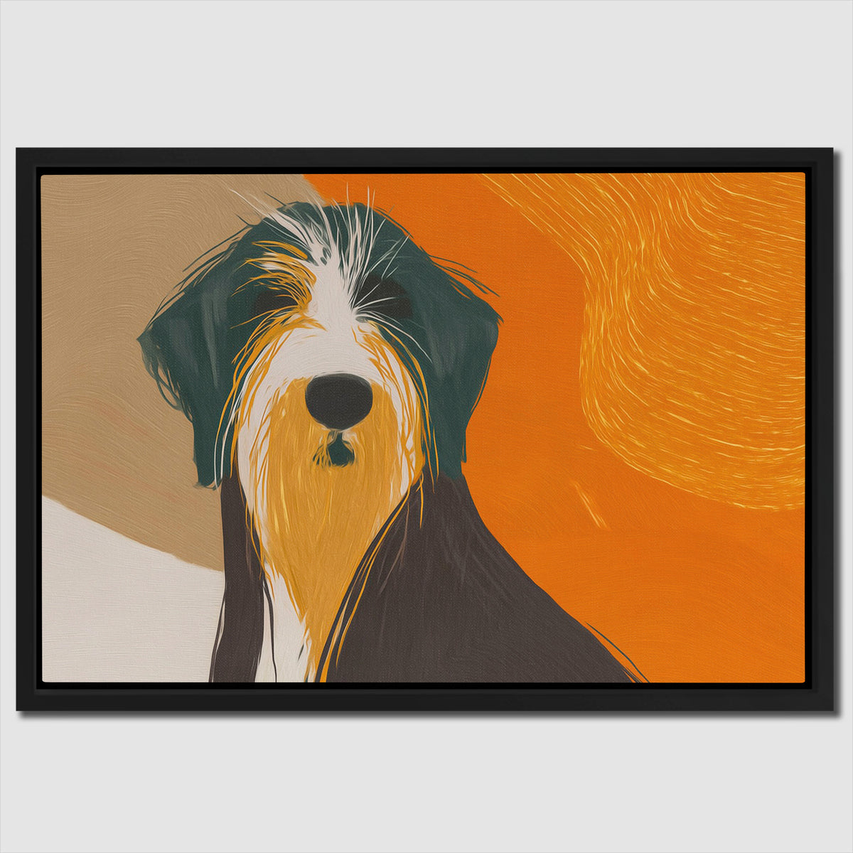 Shaggy Amber Companion - Luxury Wall Art