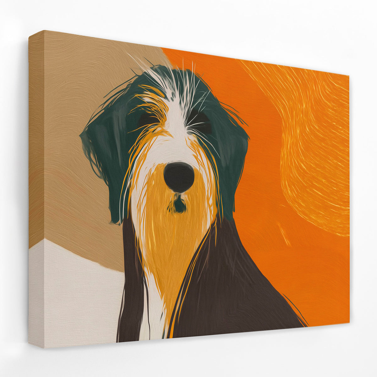 Shaggy Amber Companion - Luxury Wall Art