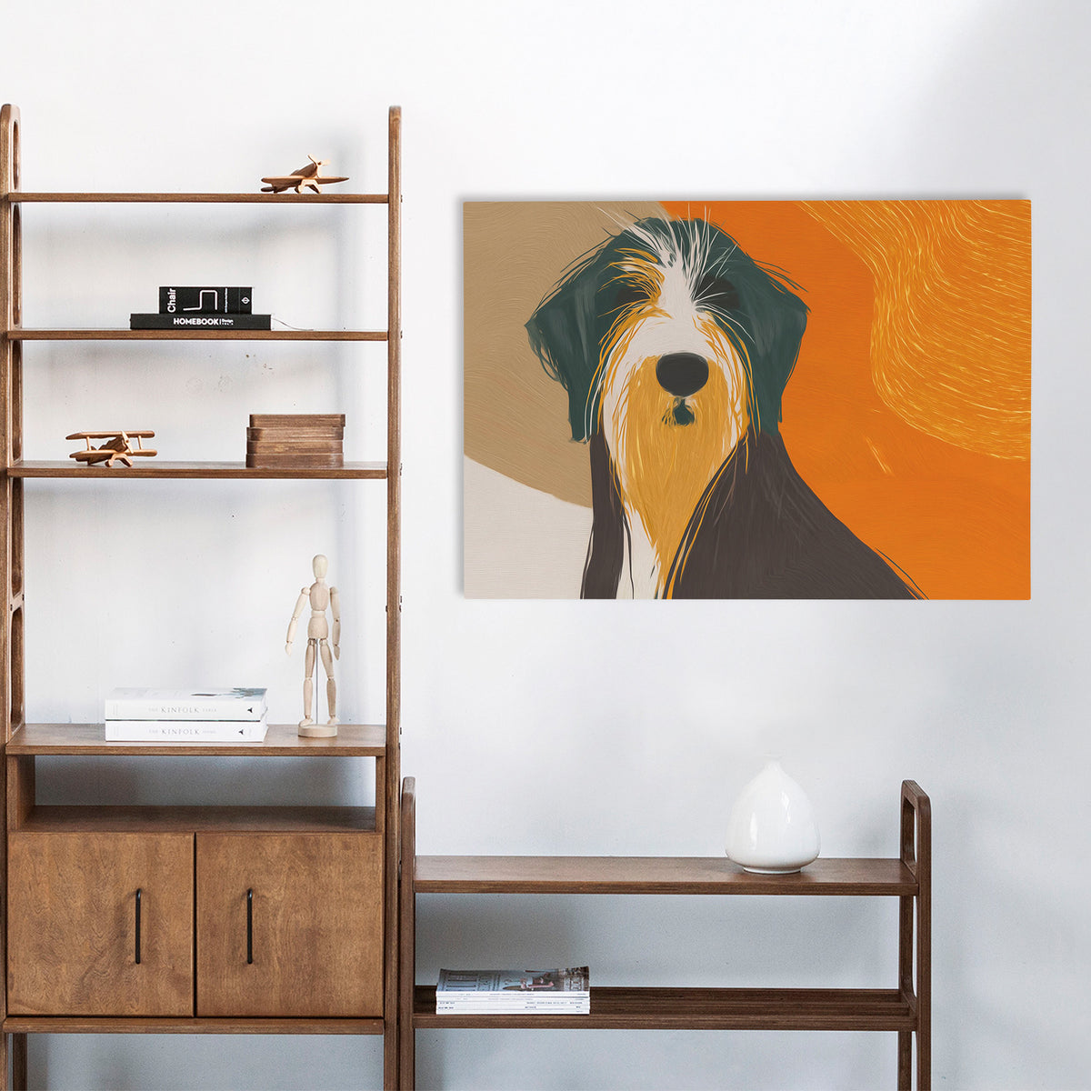 Shaggy Amber Companion - Luxury Wall Art