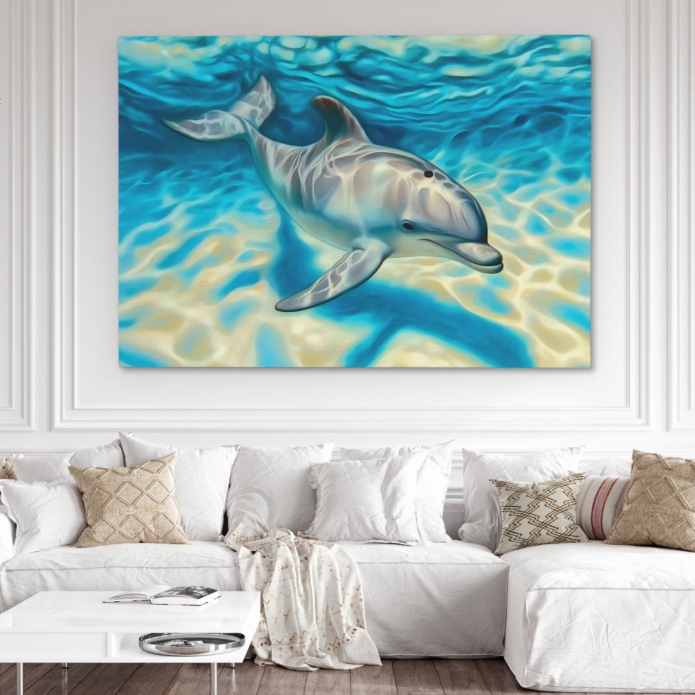 Shallow Penguin - Luxury Wall Art