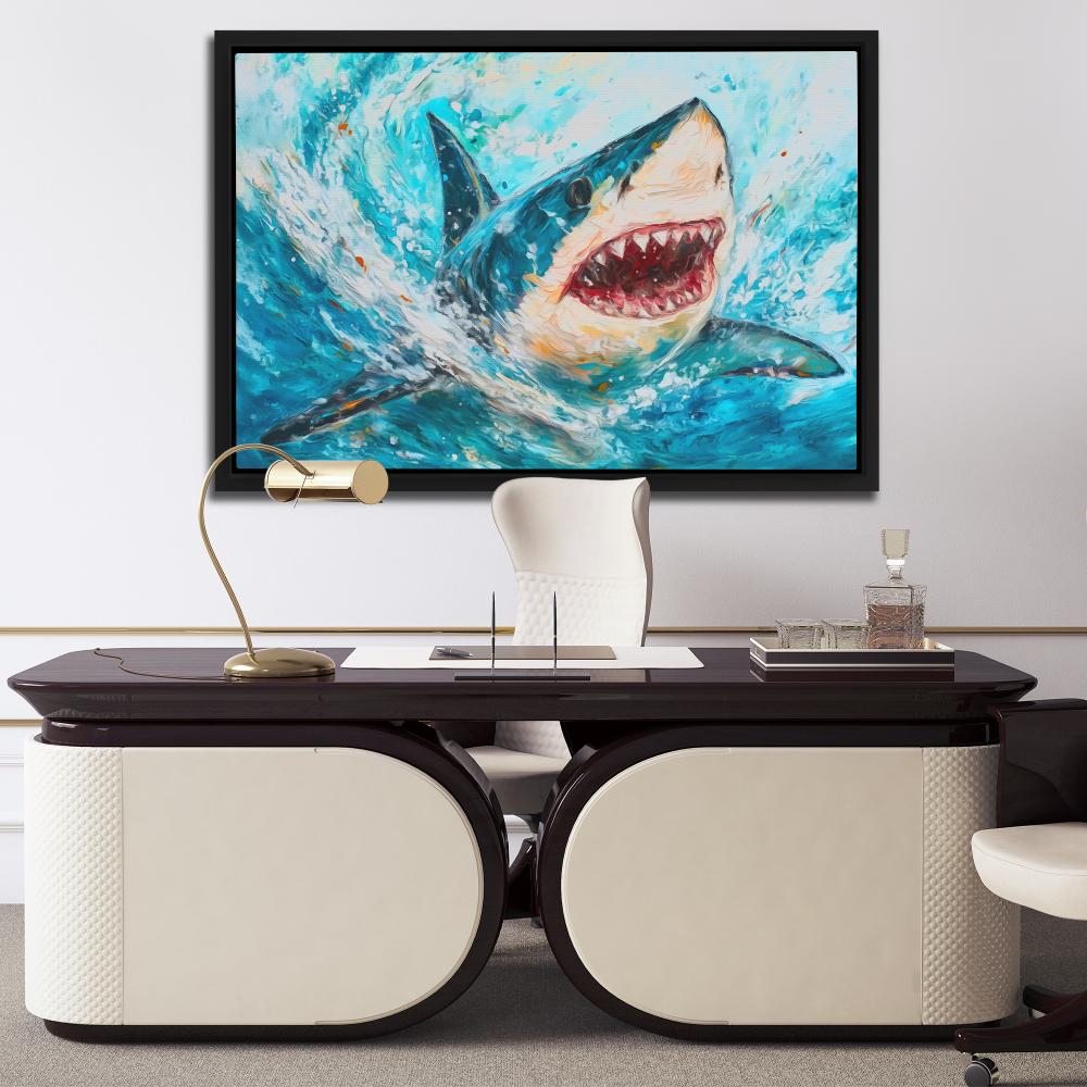 Shark Attack - Luxury Wall Art