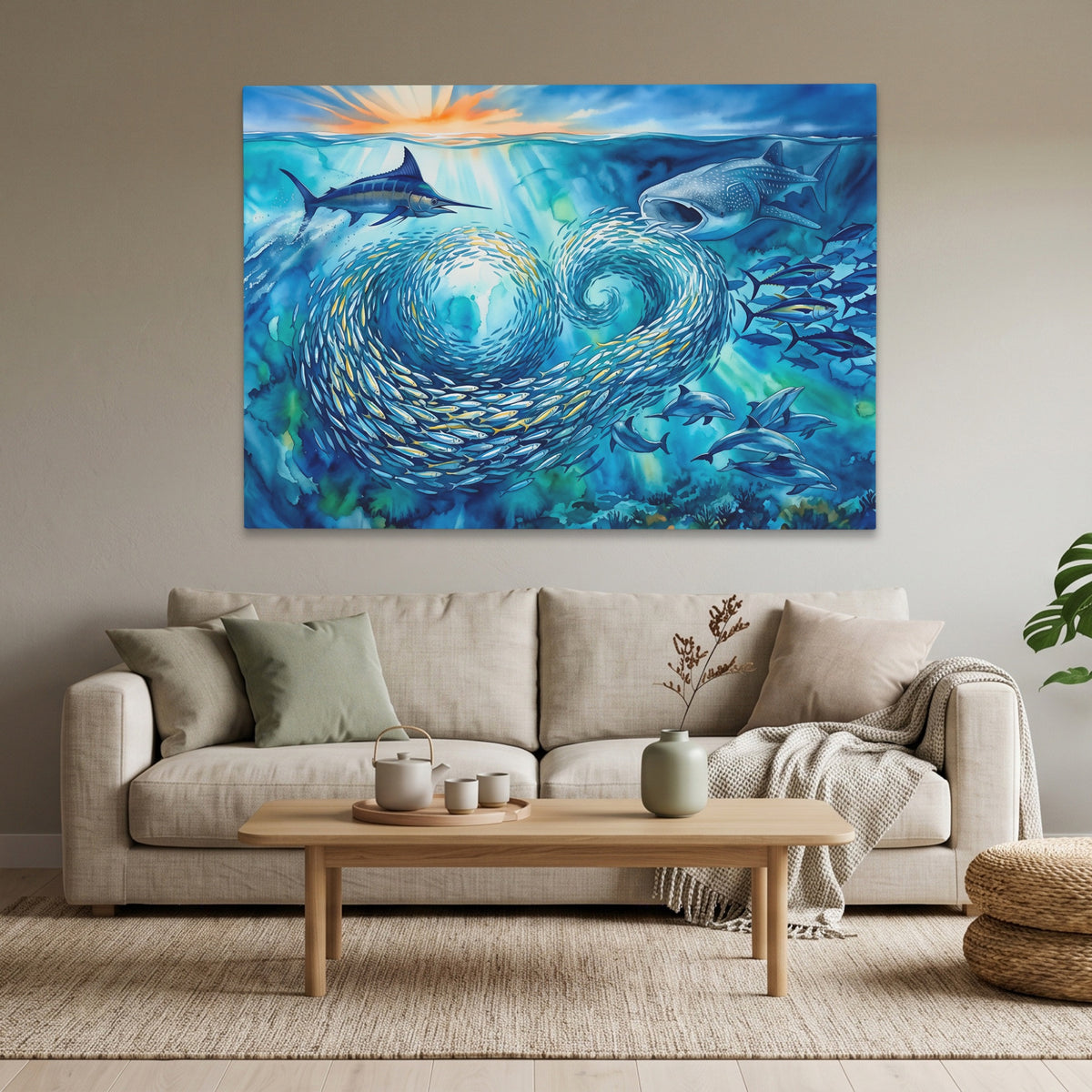 Shark Feeding Spiral — Shark Feeding Spiral Calm Vibes Land 86