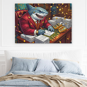 Shark Gold Mogul — Shark Gold Mogul Light Blue Bed 219