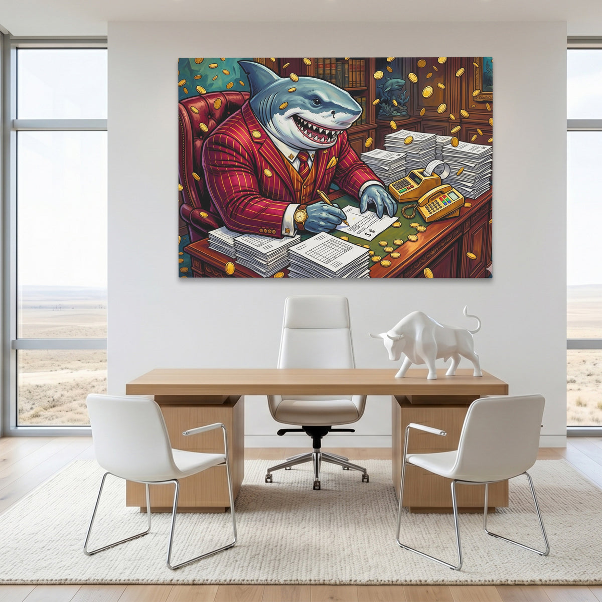 Shark Gold Mogul — Shark Gold Mogul White Bull Room Land 263