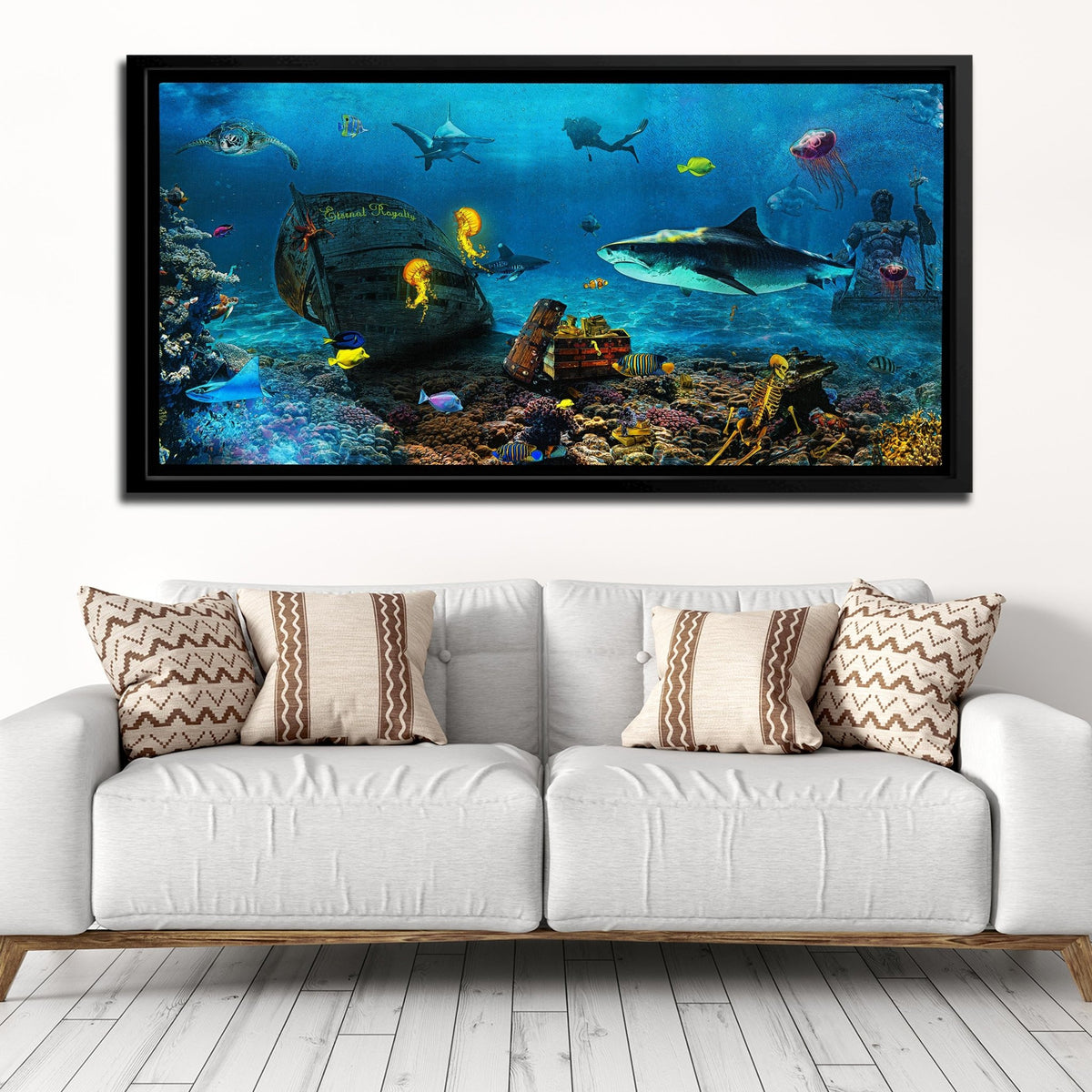 Shark Ocean - Luxury Wall Art
