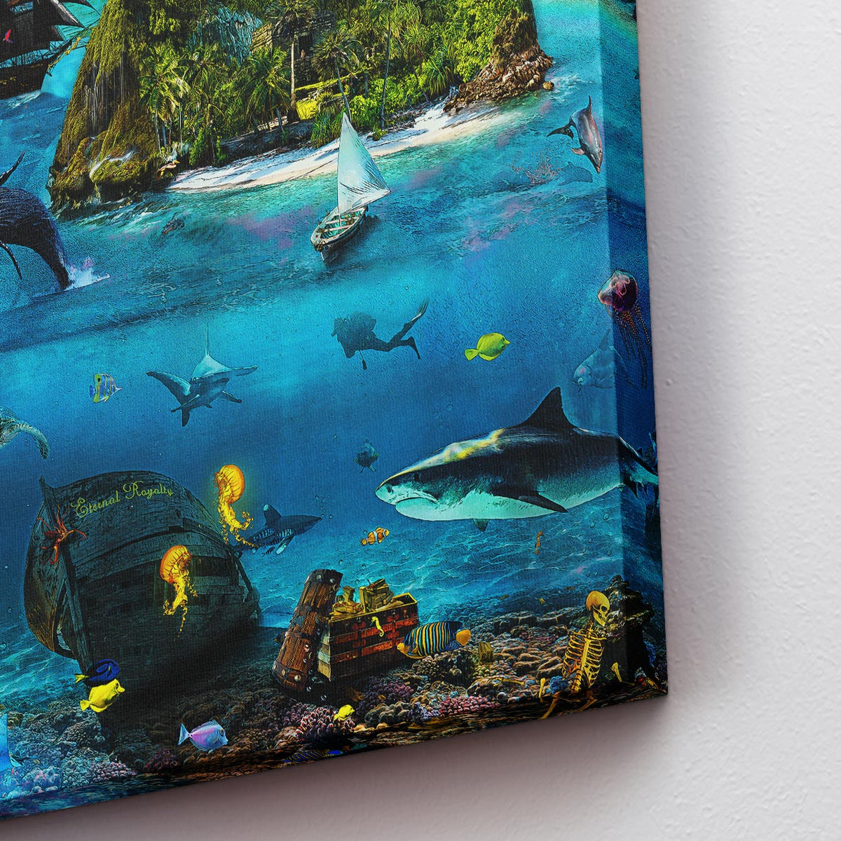 Shark Ocean - Luxury Wall Art