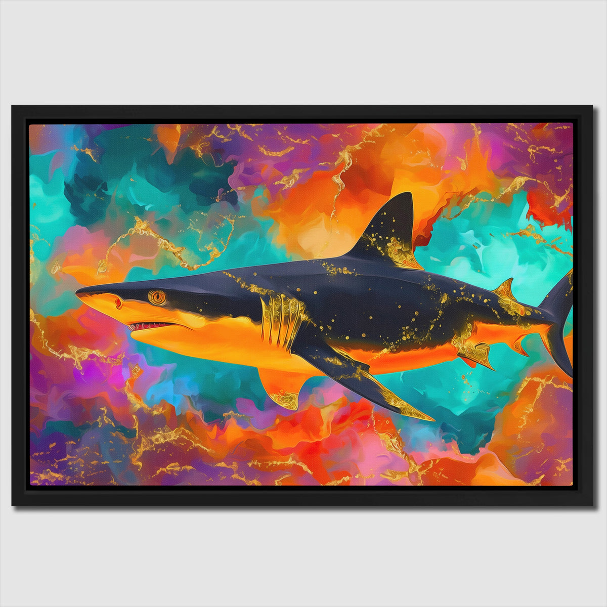 Shark Prismatic Shatter — Shark Prismatic Shatter Close Up Landscape 71