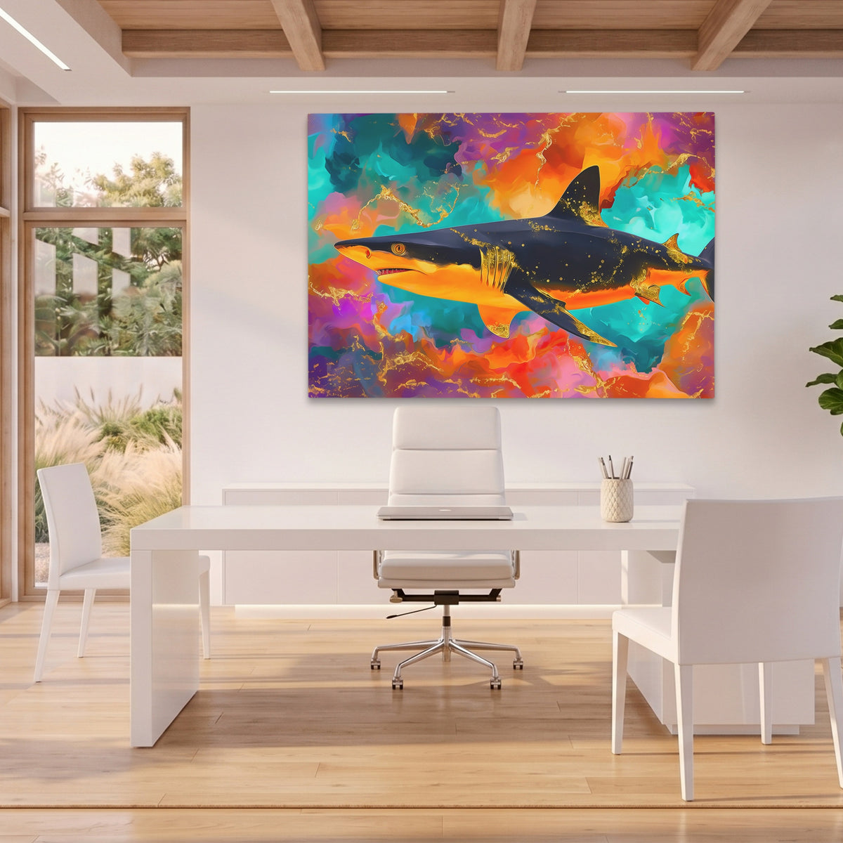 Shark Prismatic Shatter — Shark Prismatic Shatter Beach House Office Land 23