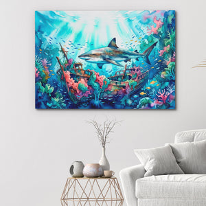 Shark Sunken Sanctuary — Shark Sunken Sanctuary White Walls 149